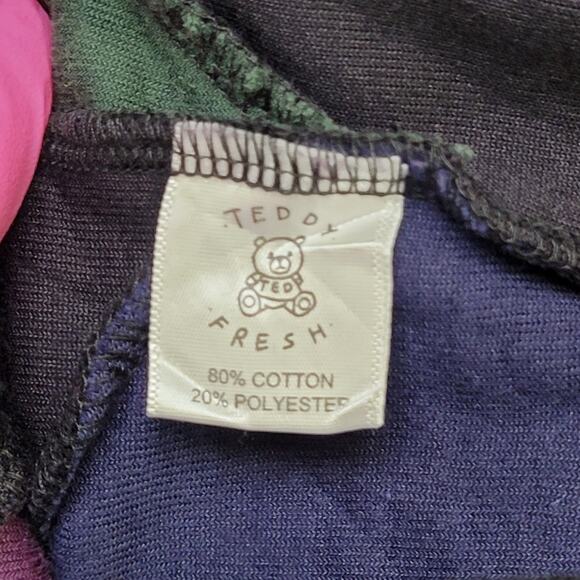 Teddy-Fresh Diamond Sweater Womens Small 20x24 Oversized - Picture 5 of 13